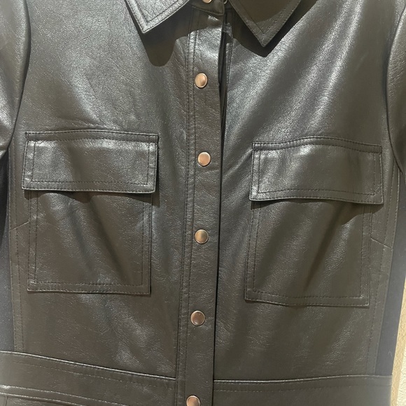 LEATHER DRESS - Picture 3 of 6